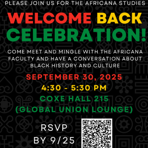 AAS Welcome Back Reception
