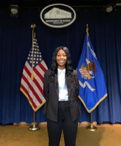 Raven Monique Gaddy portrait at the white house