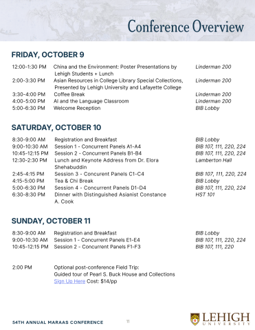 MARAAS Program Conference Overview 2026