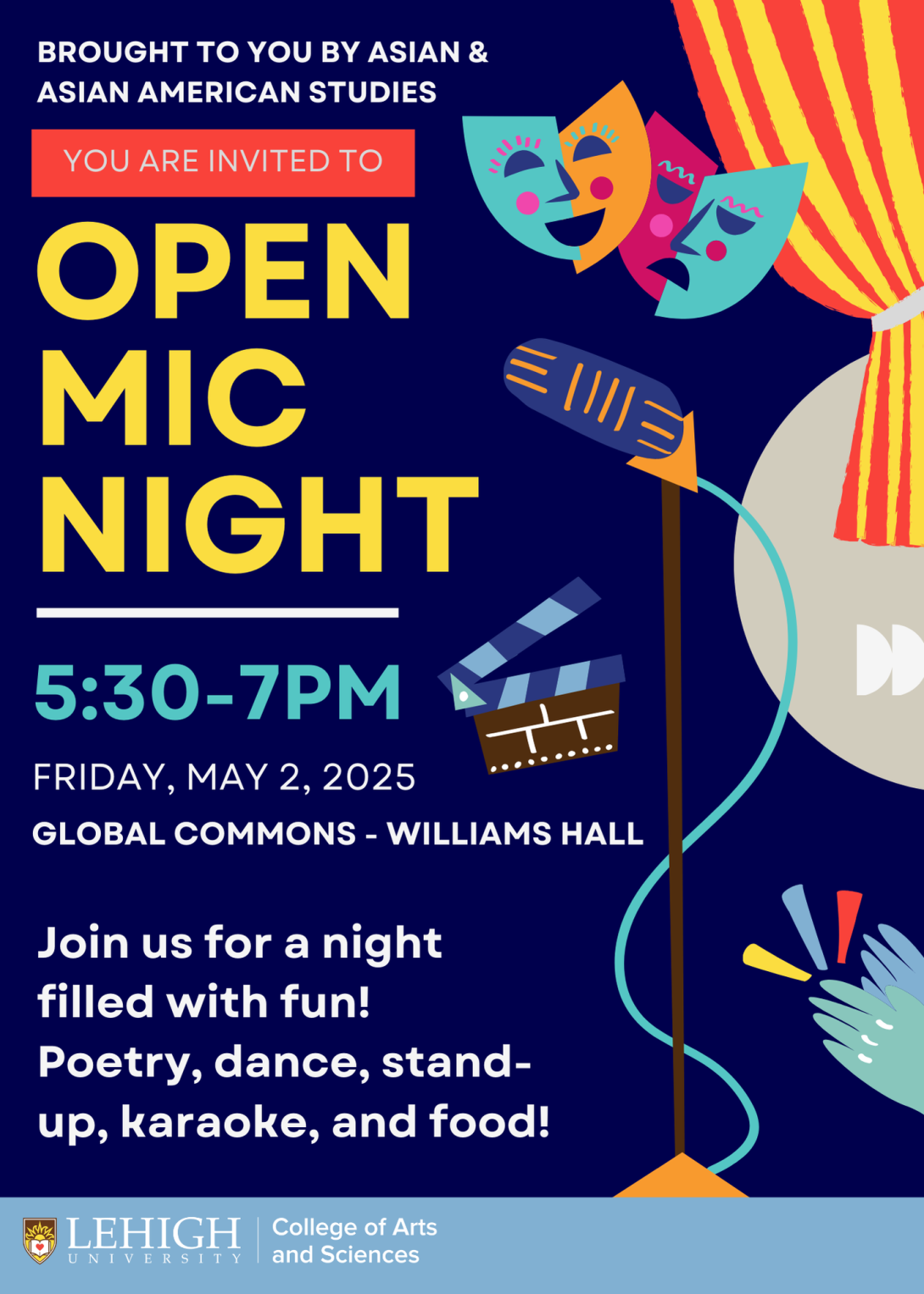 Asian & Asian American Studies Open Mic Night