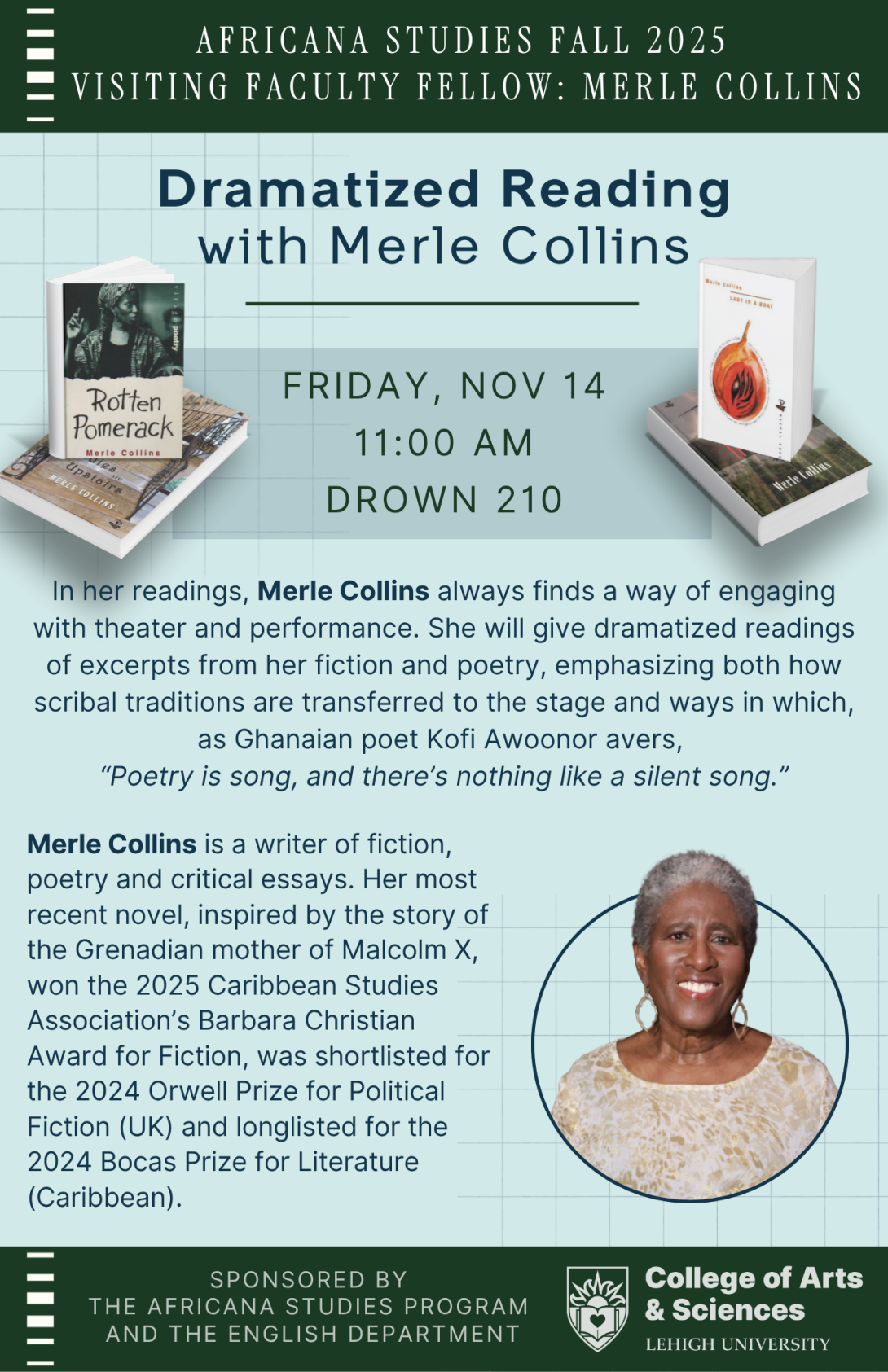 AAS Merle Collins Dramatized Reading