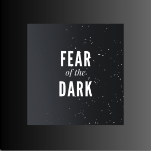 Fear of the Dark Podcast cover features a black, starry background with white text.