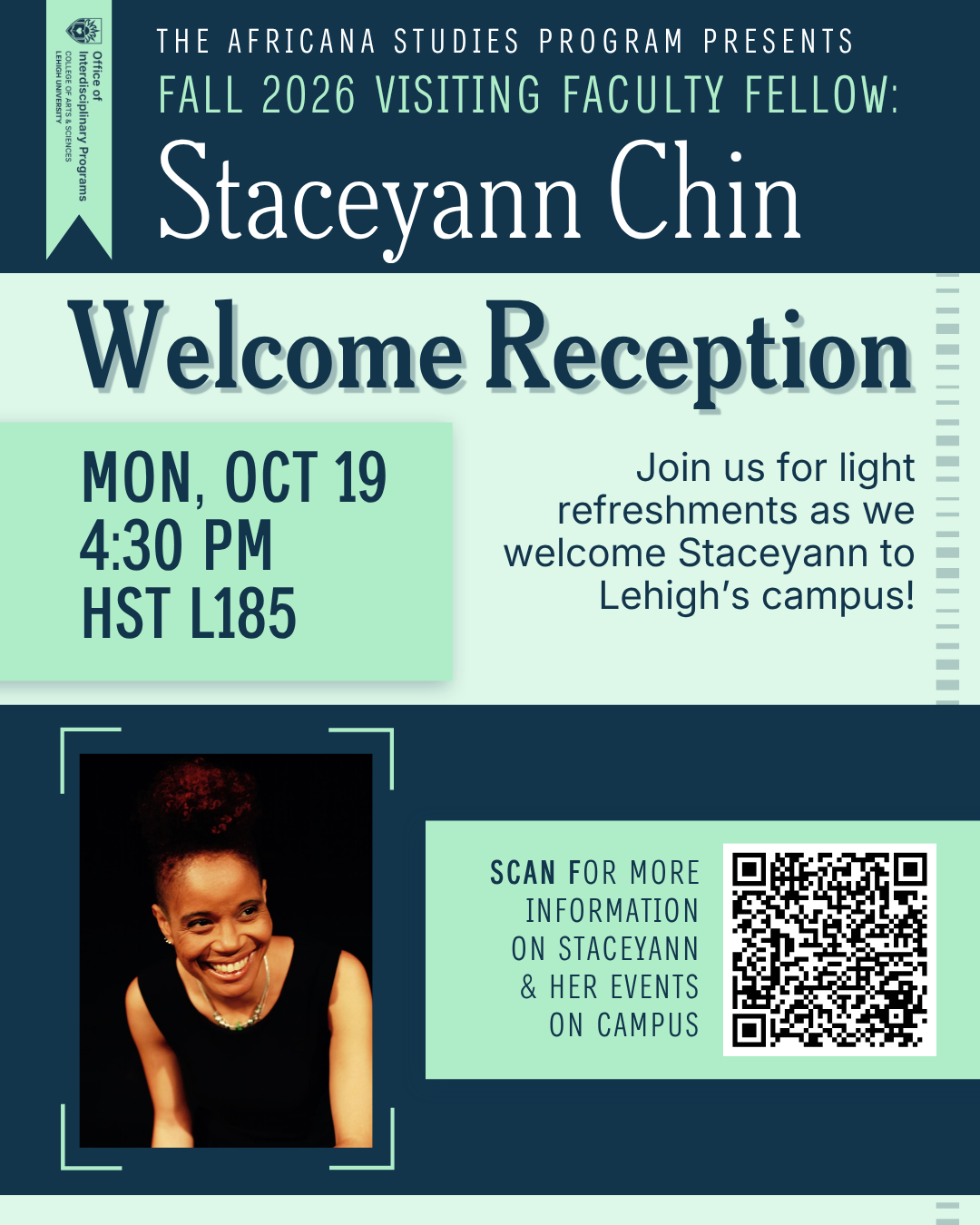 Staceyann Chin Welcome Reception